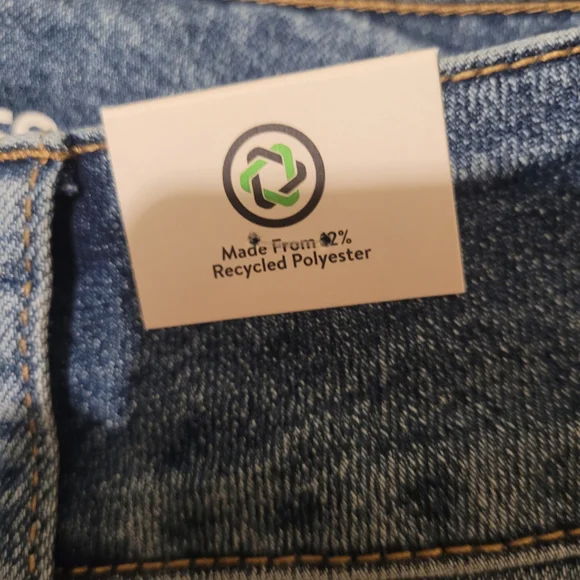 No Boundaries Bootcut Women's Blue Seam-Detail Jeans - Picture 3 of 9